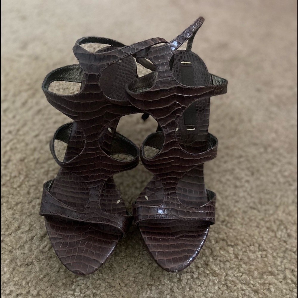 BCBG ankle strap